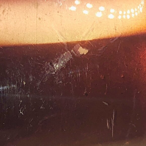 Chunky Striped Lucite Style Square Bangle Bracelet Amber Gold Burgundy Green - Picture 12 of 14